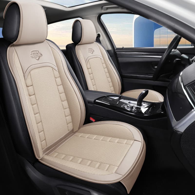 2025 New Four Seasons All-Inclusive Car Seat Cushion Ice Silk Breathable Mesh Seat Cover Five-Seater Fully Surrounded Seat Cushion