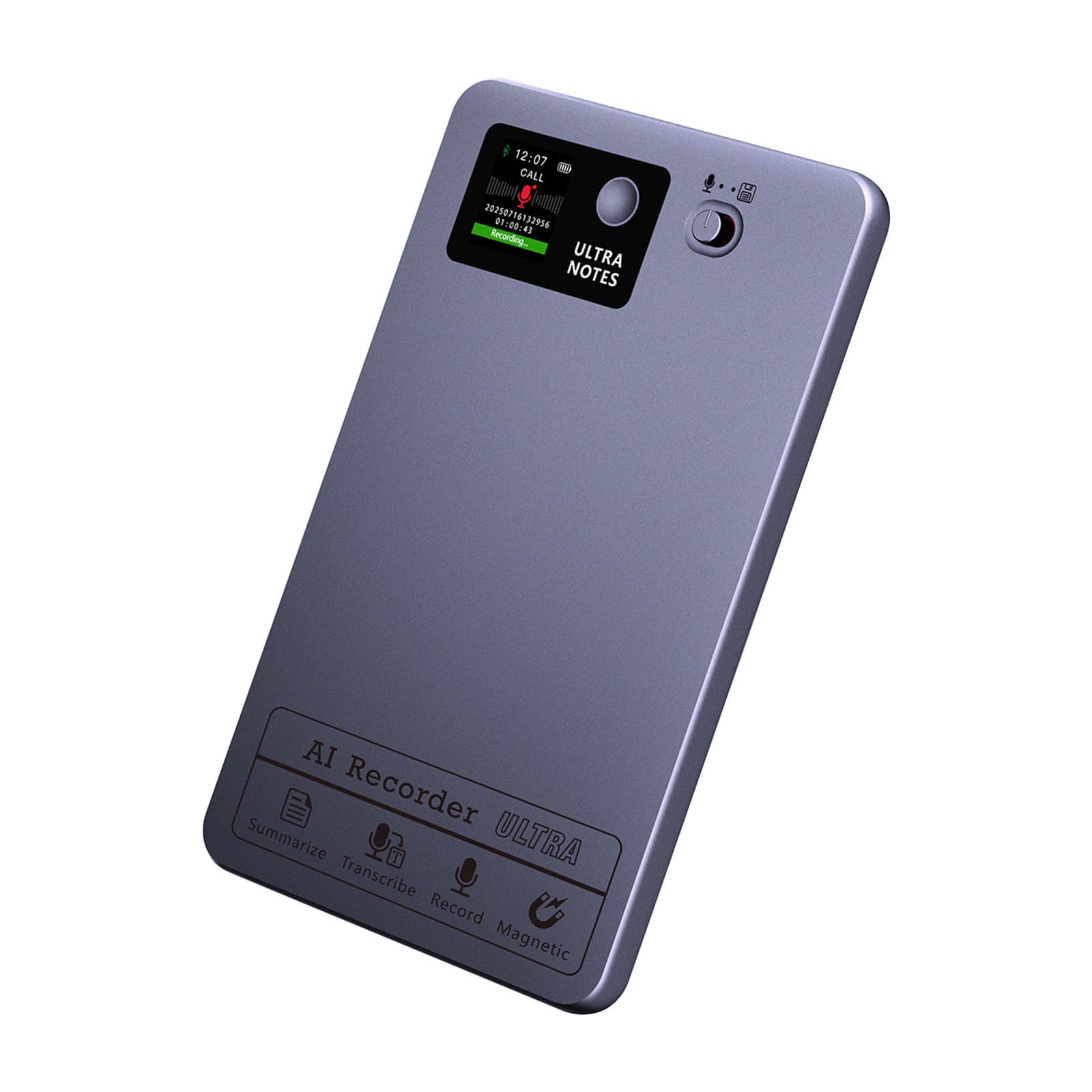 Amazon TK Hot-Selling AI Voice Recorder Ultra-Thin Card Recorder Brand Customization OEM/ODM Source Factory