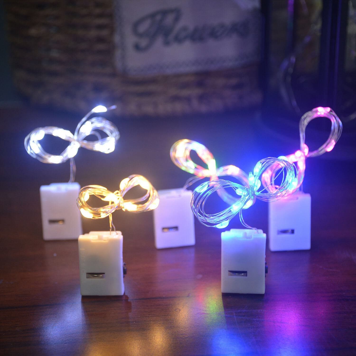 LED Flash Light Cross-border Copper Wire Mini String Lights, Colorful Gift Box Light Strip, Decorative Star String Lights Wholesale