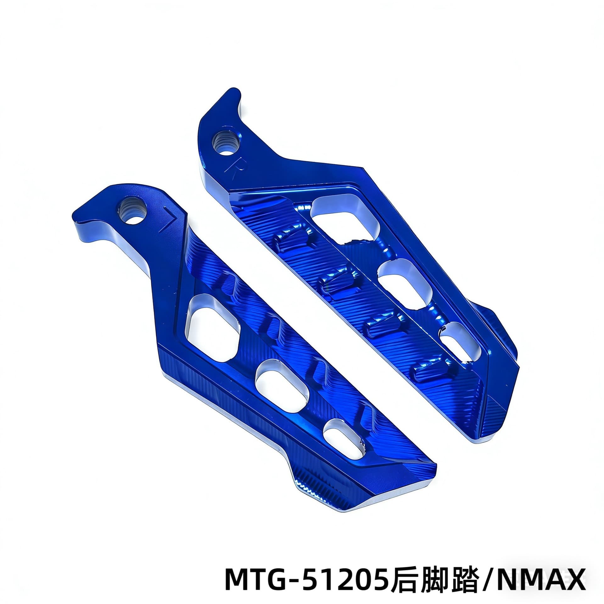 Yamaha NMAX Rear Foot Peg Modification CNC Anti-Slip Flip Foot Pegs Compatible with XMAX300/TMAX