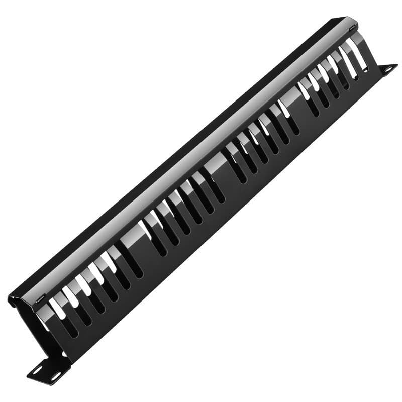 12-position 24-port cable management panel, cabinet cable duct, network cabling metal cable manager, 110 patch panel, 19-inch thickened
