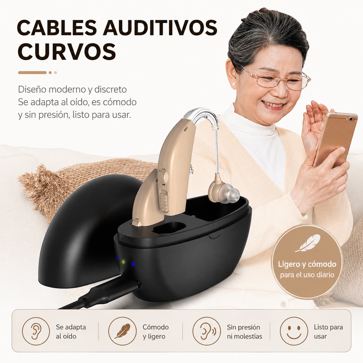 Cross-border elderly hearing aids sound amplifier portable power bank hearing aids sound collector accessories wholesale