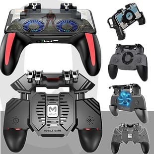 Cross-border Hot-selling Chicken Dinner Game Controller Fan, Six-finger Linkage Gaming Aid, Non-stop Touch, Pressure Gun Assist Device
