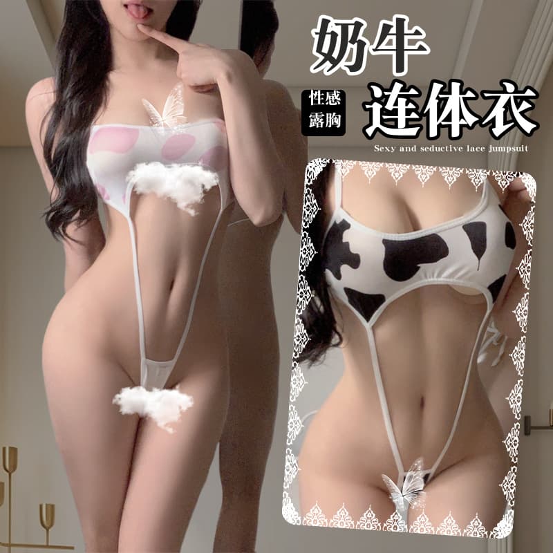 Summer Sexy Lingerie, Playful and Cute Cow Maid Uniform, Tempting, Cute and Sexy Role-Playing Suit Wholesale