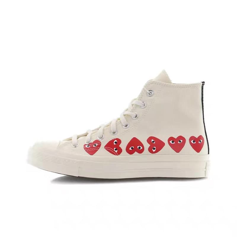 [Cross-border] Converse Classic High-top Canvas Shoes Men Love Kawakubo Low-top Board Shoes Women Putian