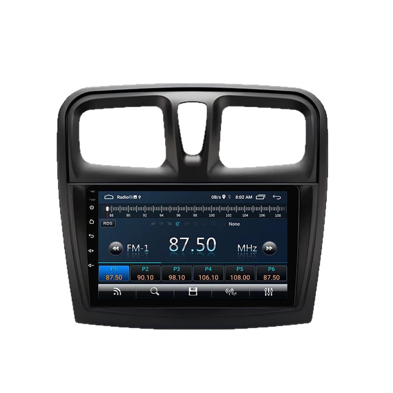 For Renault Sandero 14-17 Installation Large Screen Car Navigation Reverse Camera CarPlay