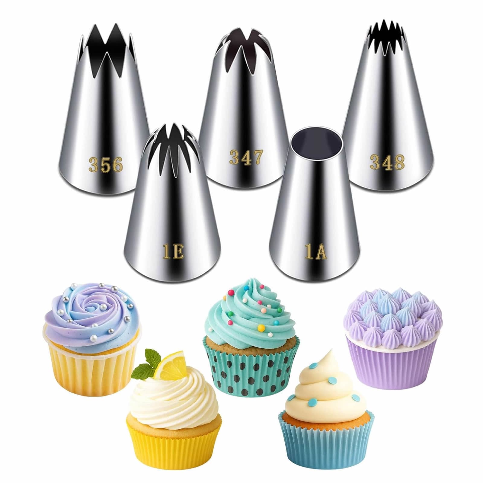 Cross-border Icing Nozzle Set Stainless Steel 304 Seamless Baking Tool