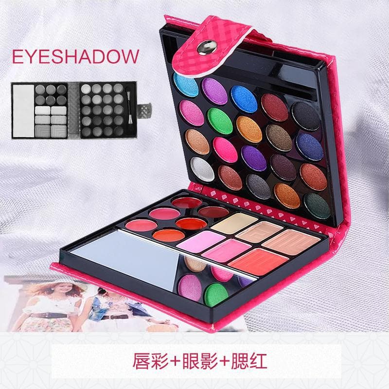Cross-Border New 32-Color Desert Rose Eyeshadow, Waterproof, Non-Smudge, Matte, Beauty Wallet Set, Makeup Eyeshadow Palette