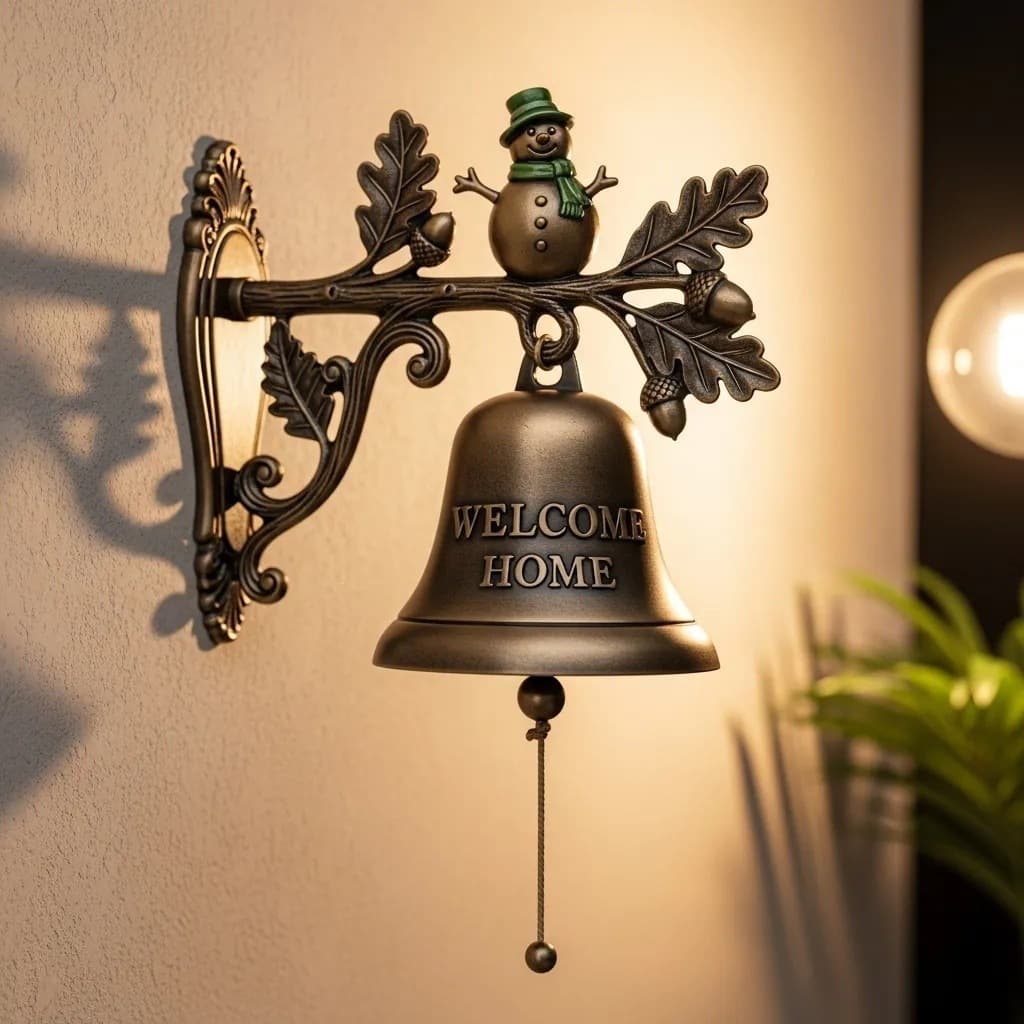 New Cross-border Christmas Welcome Doorbell Hanging Door Chime