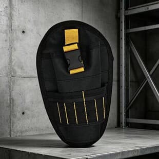 Cross-Border Hot Selling Thickened PVC Electric Drill Tool Waist Bag Multifunctional Portable Construction Maintenance Electrician Waist Storage Pouch