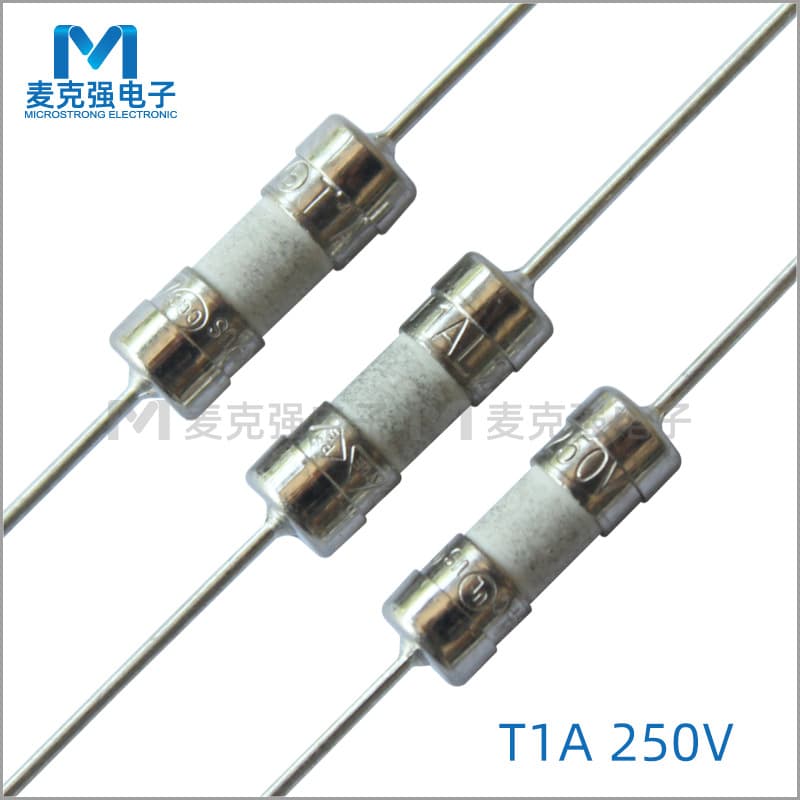 Beit double cap ceramic fuse 3.6*10mm 334 T1AL250V with lead ceramic tube fuse 3*10