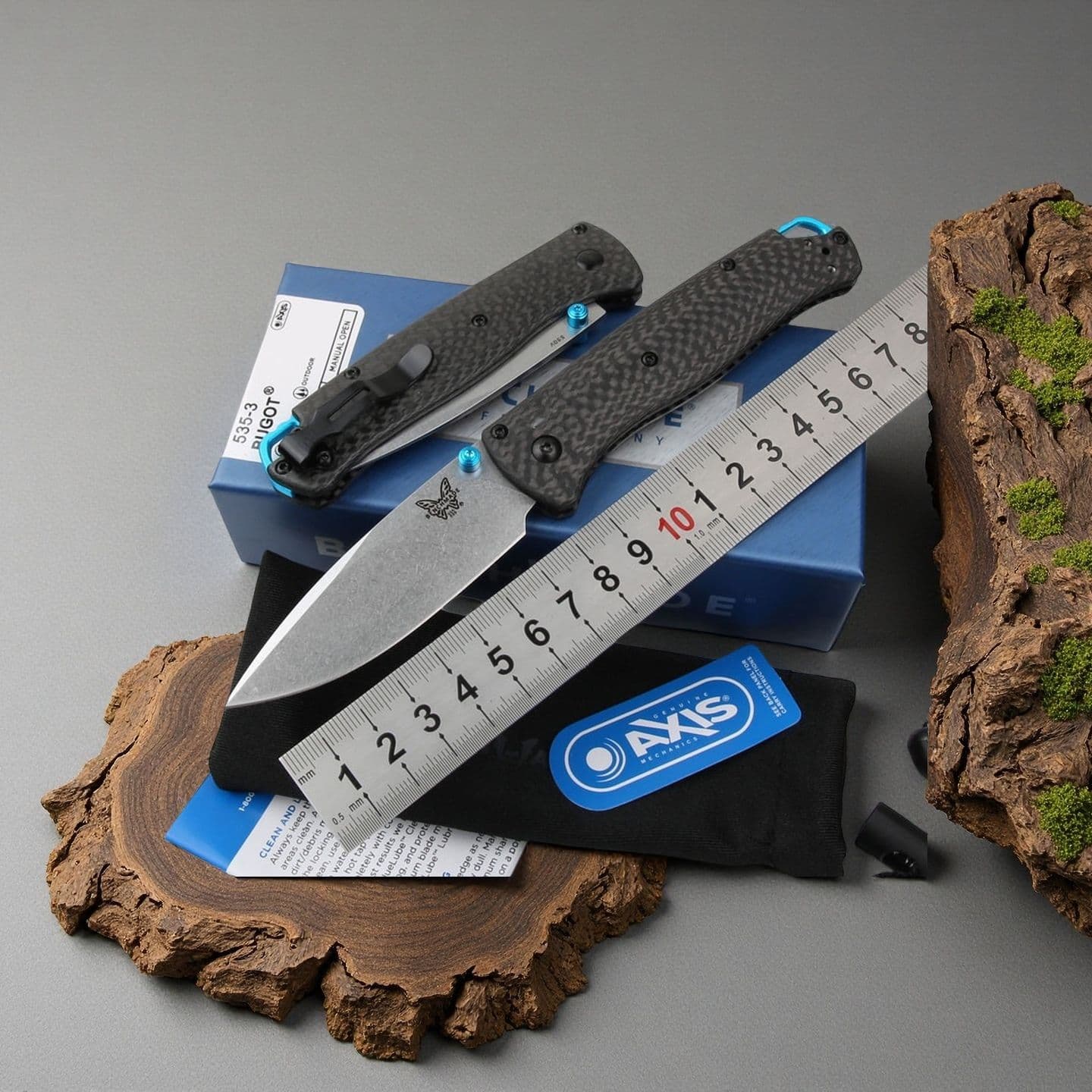 Cross-border hot selling MB535 carbon fiber handle folding knife portable mini EDC outdoor high hardness sharp tactical knife