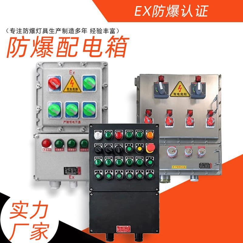 Die-Cast Aluminum Explosion-Proof Control Box, IIB Increased Safety Flameproof Type, Explosion-Proof Junction Box, Stainless Steel Anti-Corrosion Explosion-Proof Distribution Box
