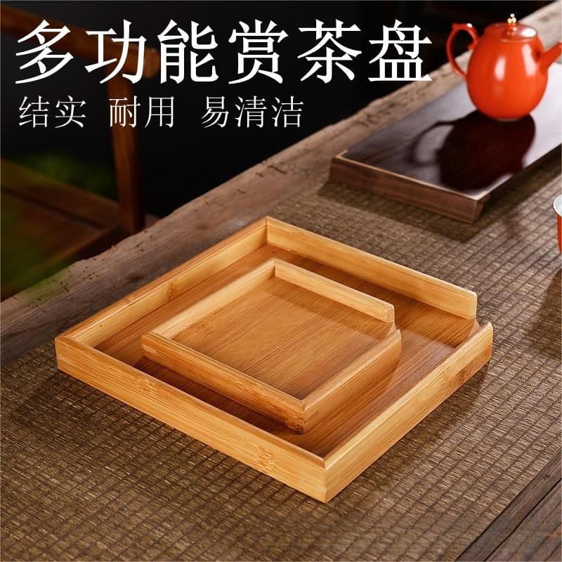 Large Size Bamboo Tea Tray Pu'er Tea Reviewing Tray Bamboo Serving Tray Tea Appreciation Tray Tea Accessories Home Goods