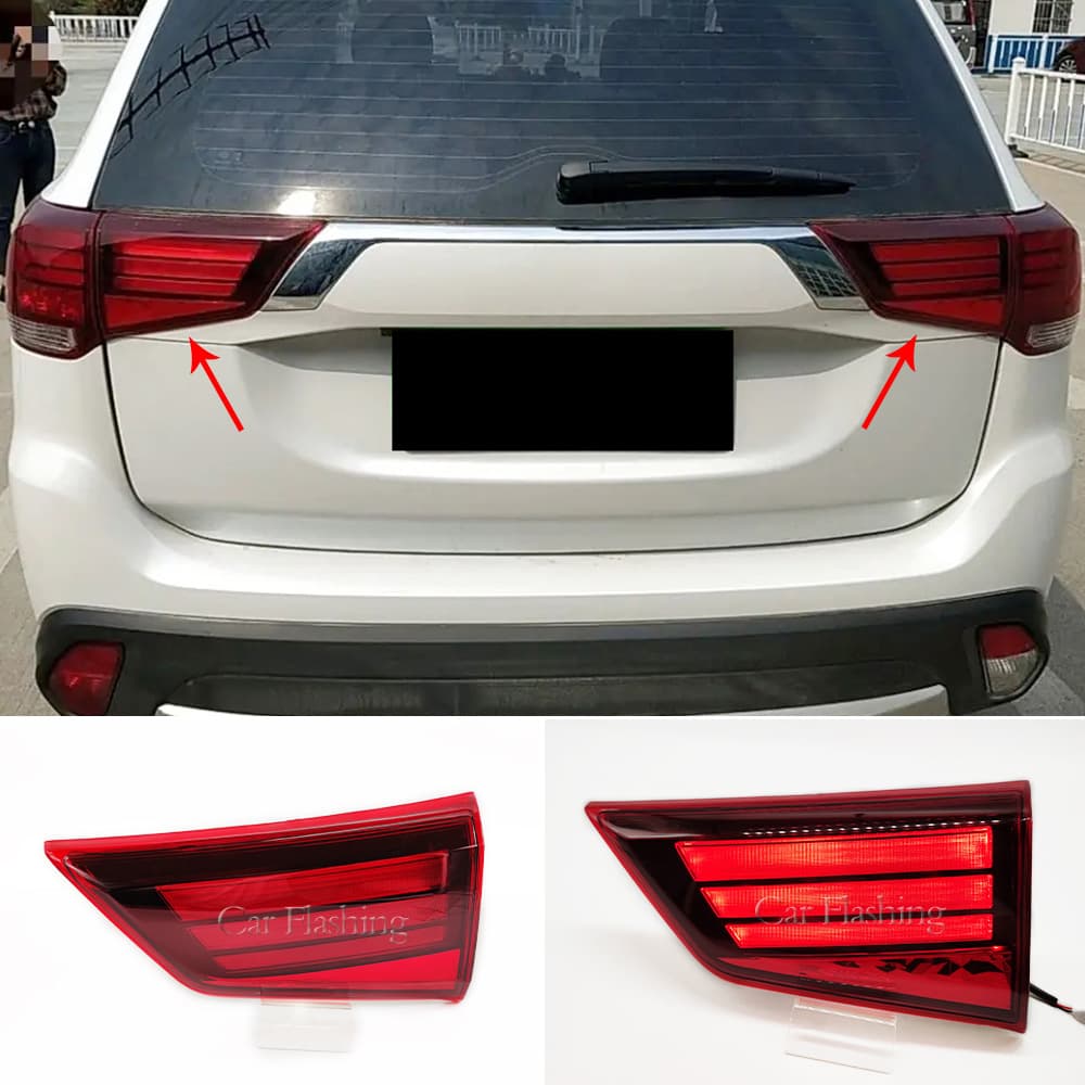 Suitable for Mitsubishi 16-21 Outlander rear tail light assembly brake light cover housing turn signal