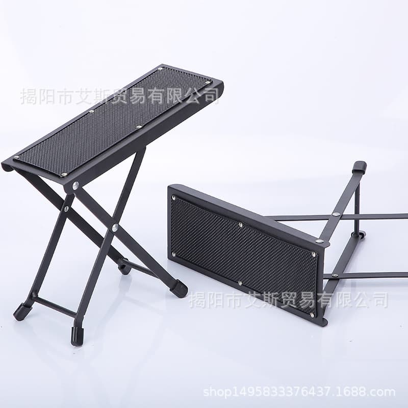Folk Guitar Footrest Classical Pedal Stool Foot Stool Folding Office Footrest