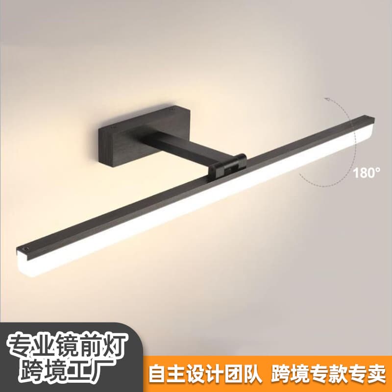 Aluminum Acrylic LED Vanity Light for Bathroom Mirror, Waterproof and Moisture-Proof, Light Luxury Style