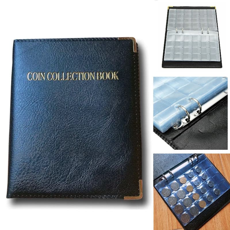 Cross-border Hot Selling 480-Grid Coin Collection Album Large Capacity Custom-made Ancient Coin Loose-leaf Binder Collection Book