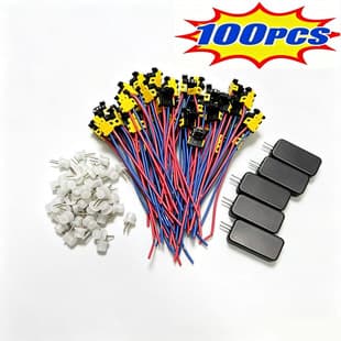 Car Airbag Resistor Airbag Bypass Resistor Airbag Light Cancellation with Decoding Resistor Repair 2.2 Ohm