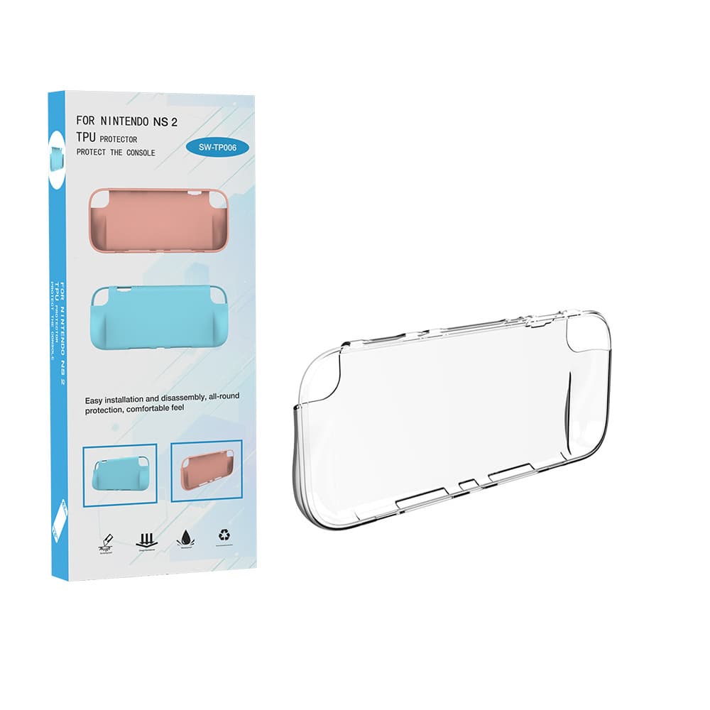 Compatible with Nintendo Switch 2 TPU Protective Case Transparent All-in-One Shell Switch 2 Game Console Full Coverage Protective Case