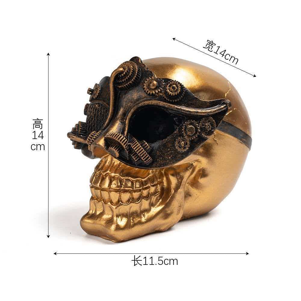 Mask skull resin skull skull crafts personalized ornaments foreign trade supply Halloween horror decoration
