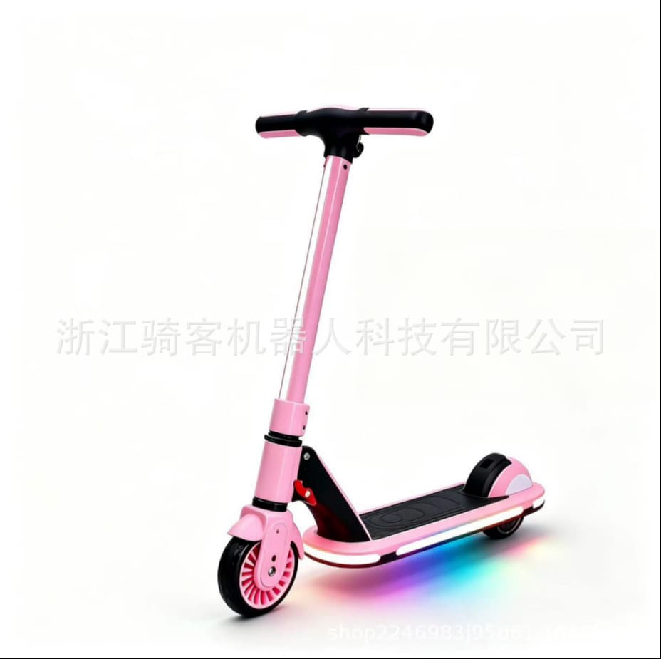 Factory Direct Cross-Border New Foldable Children's Electric Scooter Small Portable Electric Toy Scooter