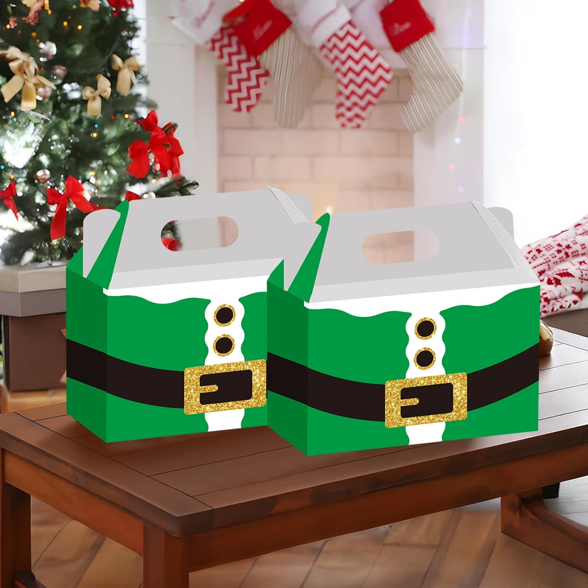Cross-border Christmas gift box decorative gift present ornament box high-appeal holiday party gift box premium feel