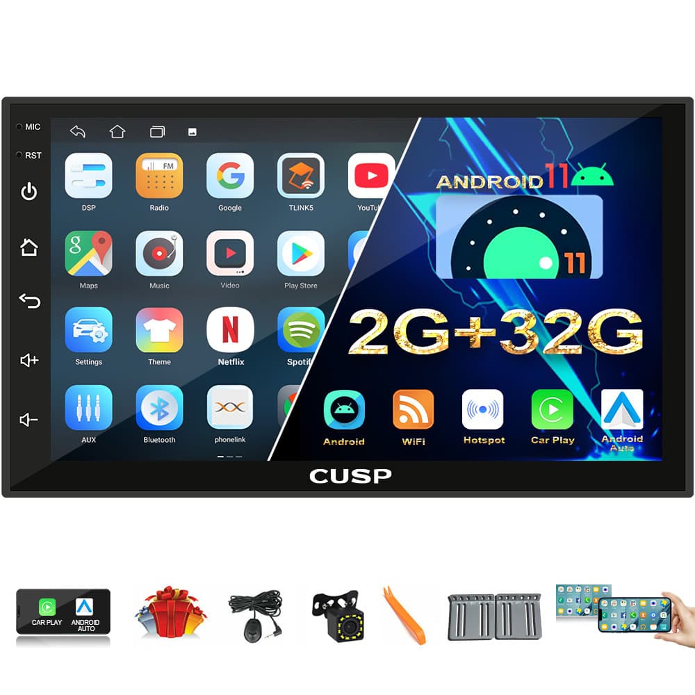 7-inch GPS Navigation Android Universal Smart Display Bluetooth Carplay Car Navigation All-in-One