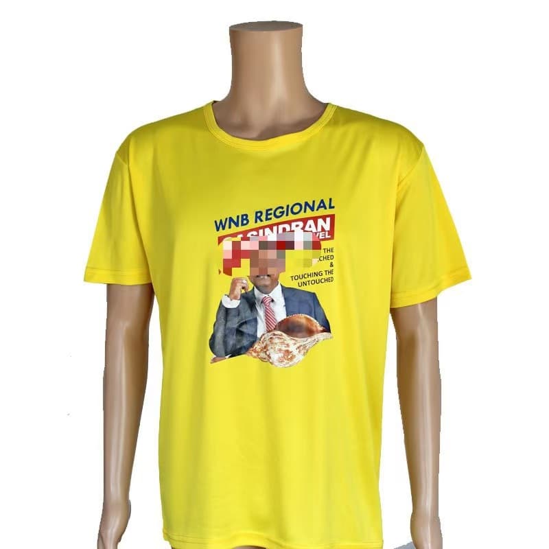 Election clothing advertising shirt custom T-shirt solid color to map printing logo polyester fabric moisture wicking custom-made