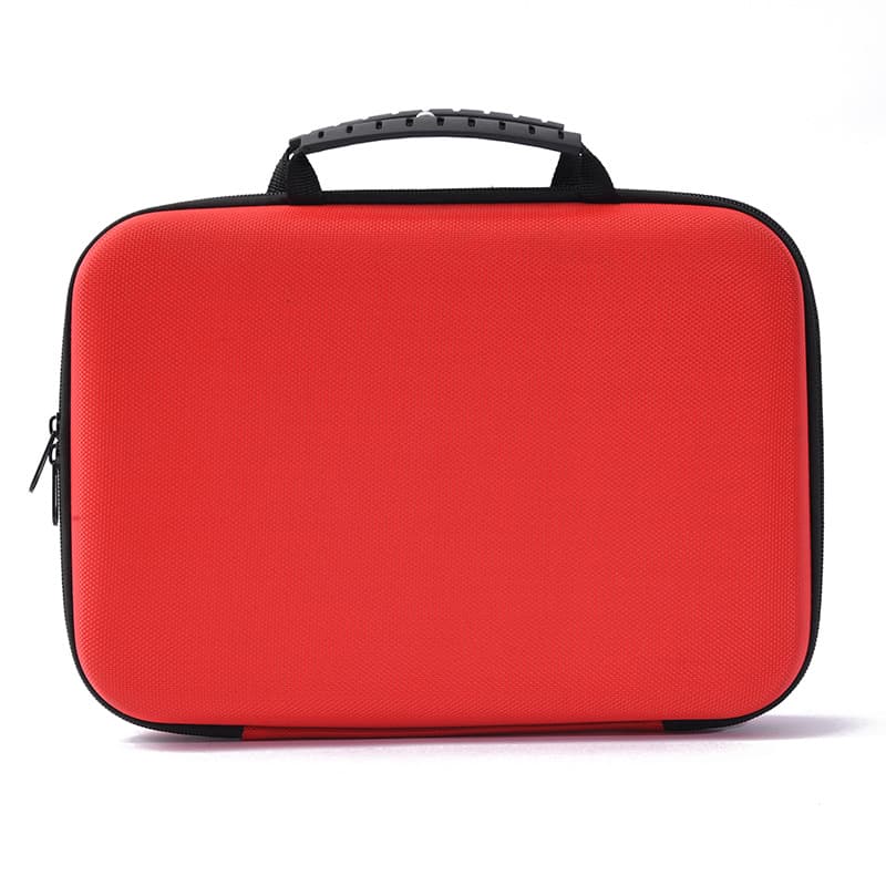 New customizable EVA storage bag, red tote bag, suitable for shopping malls, home use, medical bags, large capacity storage box wholesale.