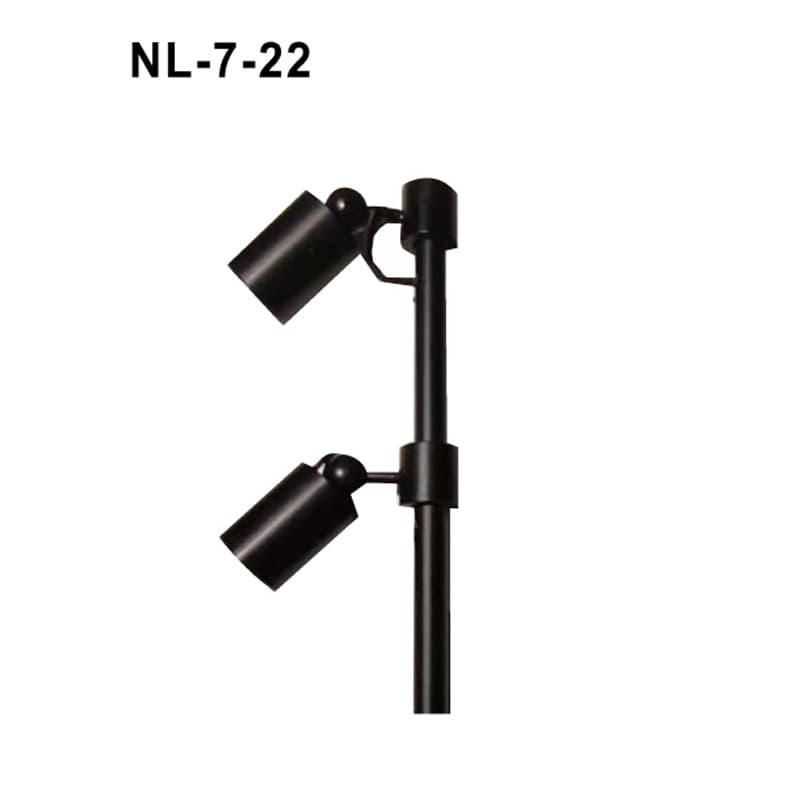 LED Vertical Long Pole Cabinet Display Case Shop Spotlight LED Jewelry Small Spotlights Adjustable Angle 2-Head Double-Head Triple-Head
