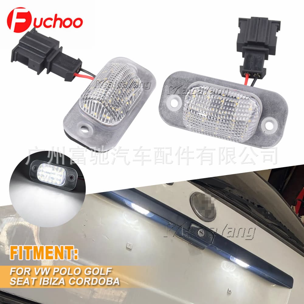 LED License Plate Light for Volkswagen Golf 3/Polo 3/Seat Ibiza 6K