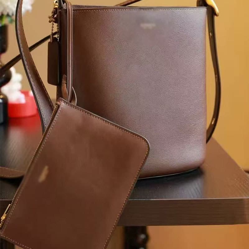 Coach New Women's Jude Signatura Bucket Bag, Shoulder Crossbody Shopping Tote