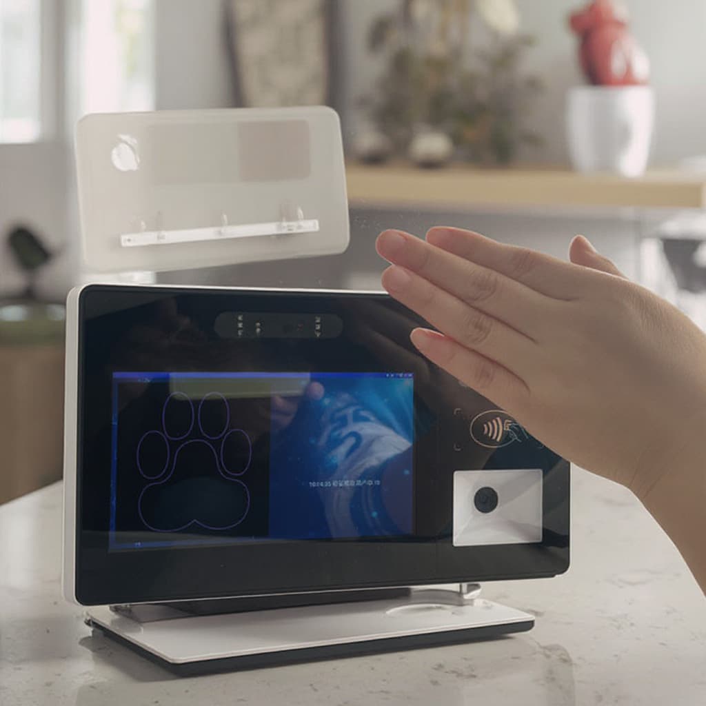 Jetbow wall-mounted Android facial recognition payment machine, palm scanning, school/enterprise cafeteria card/QR code payment terminal manufacturer