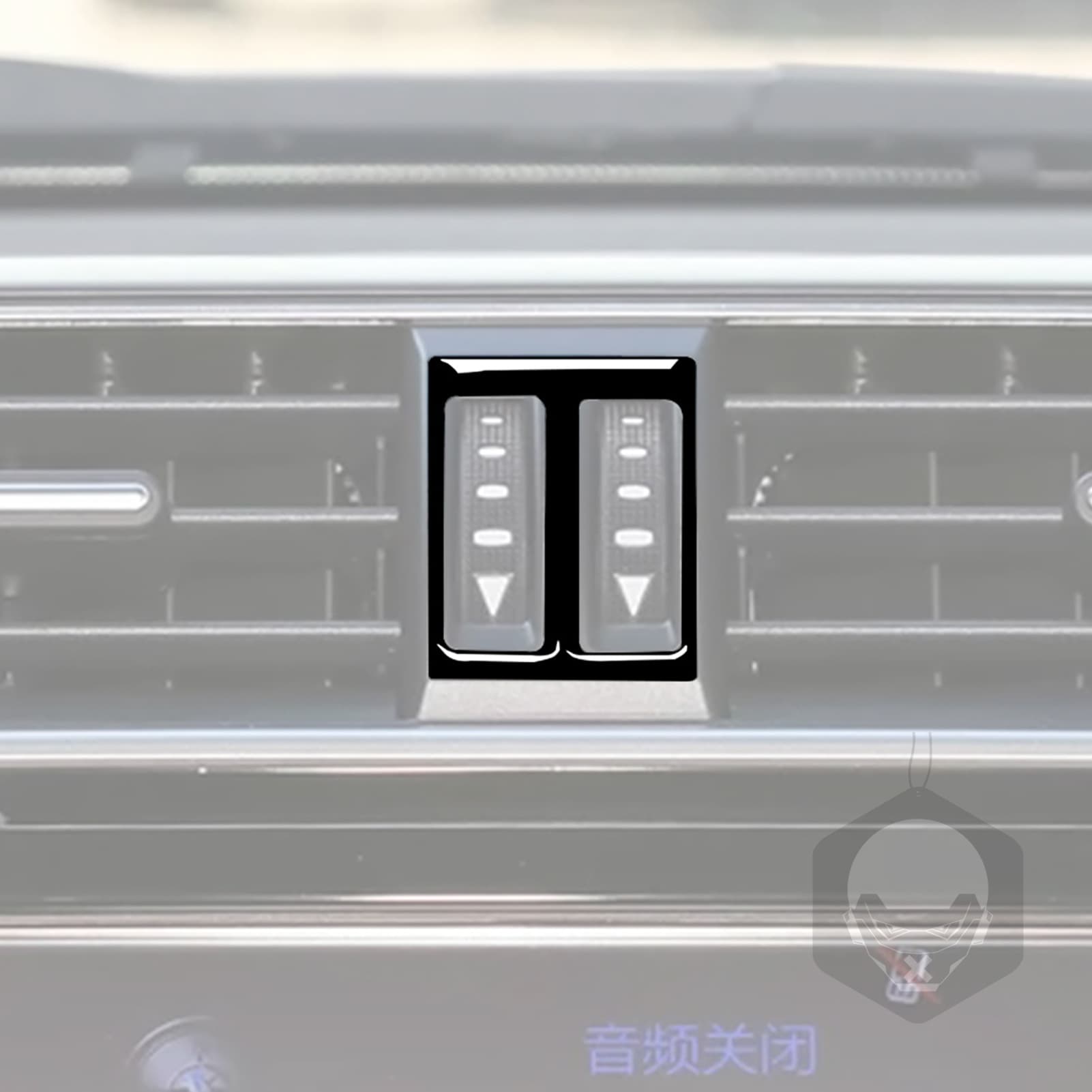 For Cross-border 10-19 Toyota Prado Piano Black Gear Shift Knob Center Console Car Supplies Interior Modification Parts