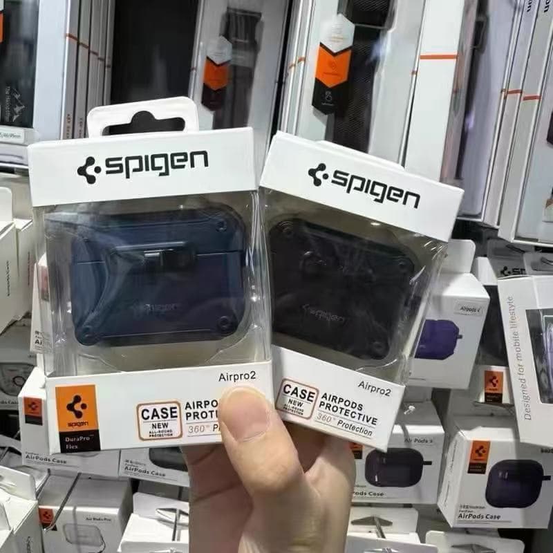 Spigen's new lock switch is suitable for airpods 4th generation protective cover 2nd and 3rd generation pro2 Apple Bluetooth headphones