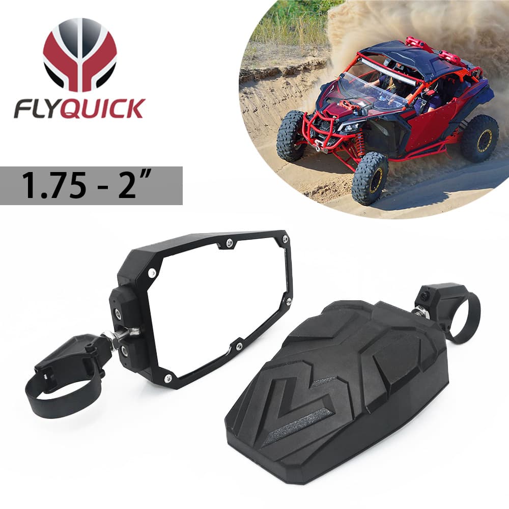 Cross-border E-commerce UTV All-Terrain Vehicle 1.75-2 Inch Side Mirror Universal Mountain Bike Rearview Mirror