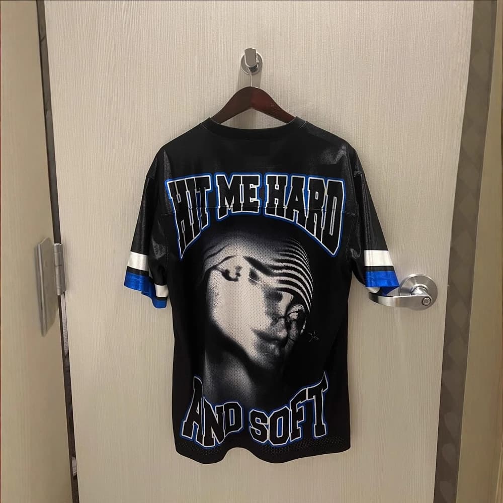 Cross-border casual sports short-sleeve T-shirt Billie Eilish Merch Jersey