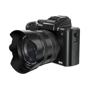 8K HD Digital Camera Digital Zoom Front and Rear Dual Camera HD Digital Student Travel Mirrorless Camera Selfie Recording