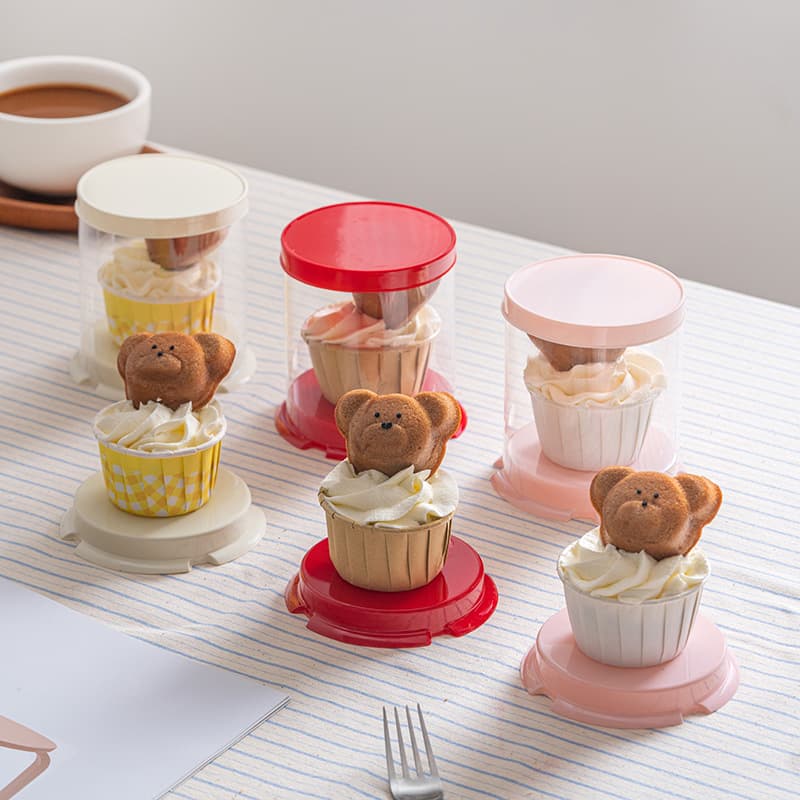 Children's Day Cupcake Box Muffin Cupcake Packaging Box Madeleine Cake Takeout Box Baking Packaging