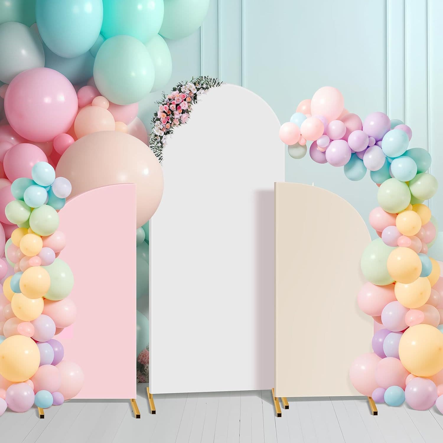 Wedding Arch Elastic Cloth Cover High Elastic Spandex Solid Color Photography Decoration Cloth Cover Outdoor Screen Decoration Partition