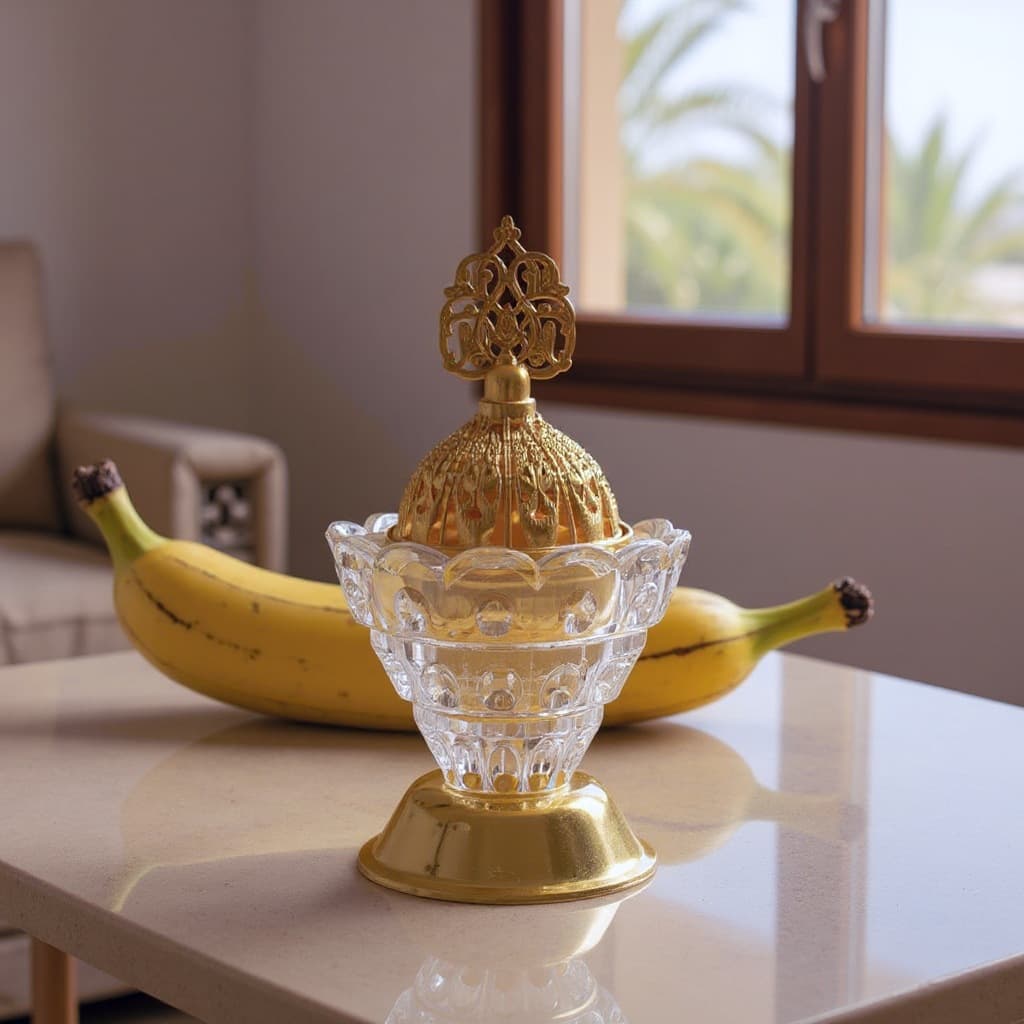 Middle Eastern Creative Incense Burner Aromatherapy Hot Selling Pattern Crafts Home Furnishings Manufacturer Direct Selling Incense Glass Incense Burner