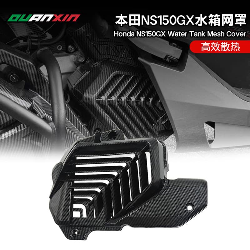 Carbon Fiber Radiator Cover Body Kit for Honda NS150GX Motorcycle Modification