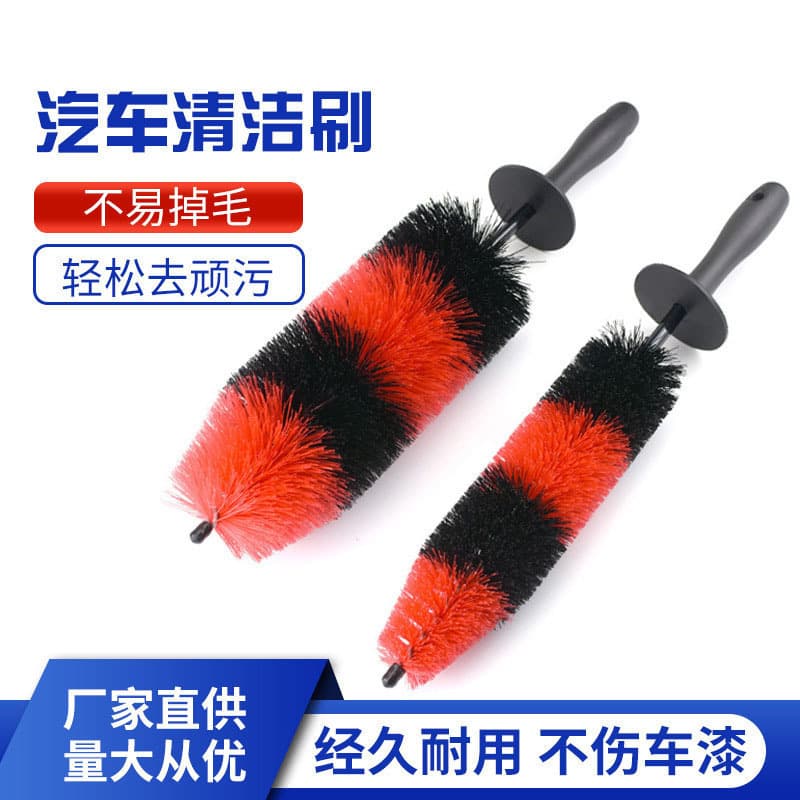 Long Handle Curved Tire Brush Car Cleaning Tool Wheel Hub Large Engine Brush Motorcycle