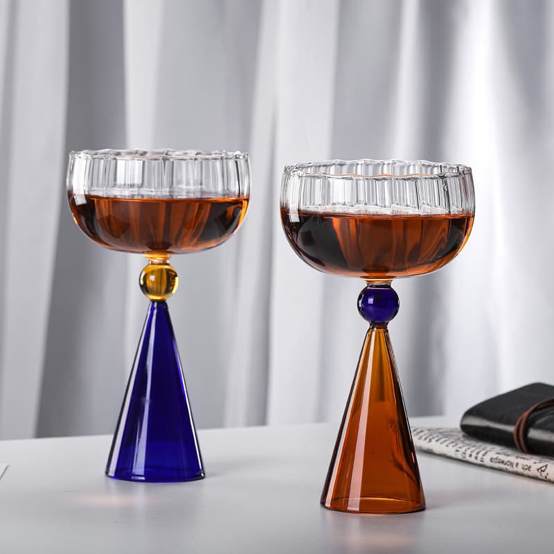 Borosilicate Glass Red Wine Goblet, Trendy Cup, Home Coffee Cup, Champagne Glass, Wine Glass