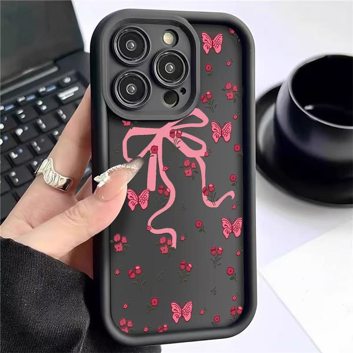 Minimalist Bow iPhone 17 Pro Max Case, New Minimalist Style for Apple 12/11/15 Pro and 16