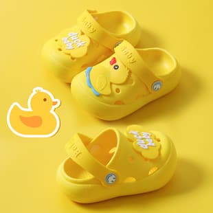 Children's Summer Slippers, Non-Slip, Closed-Toe, Soft Sole, Clog Sandals for Baby and Toddler, Wholesale