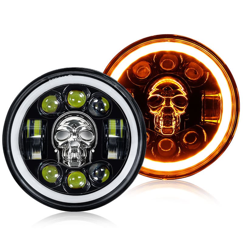 Cross-border hot model Wrangler BOSS headlight 5.75-inch Harley LED light daytime running light turned to high and low beam headlight