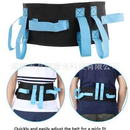 Walking Transfer Belt, Patient and Elderly Standing Assistance Aid, Waist Support Belt for Mobility and Walking Aid