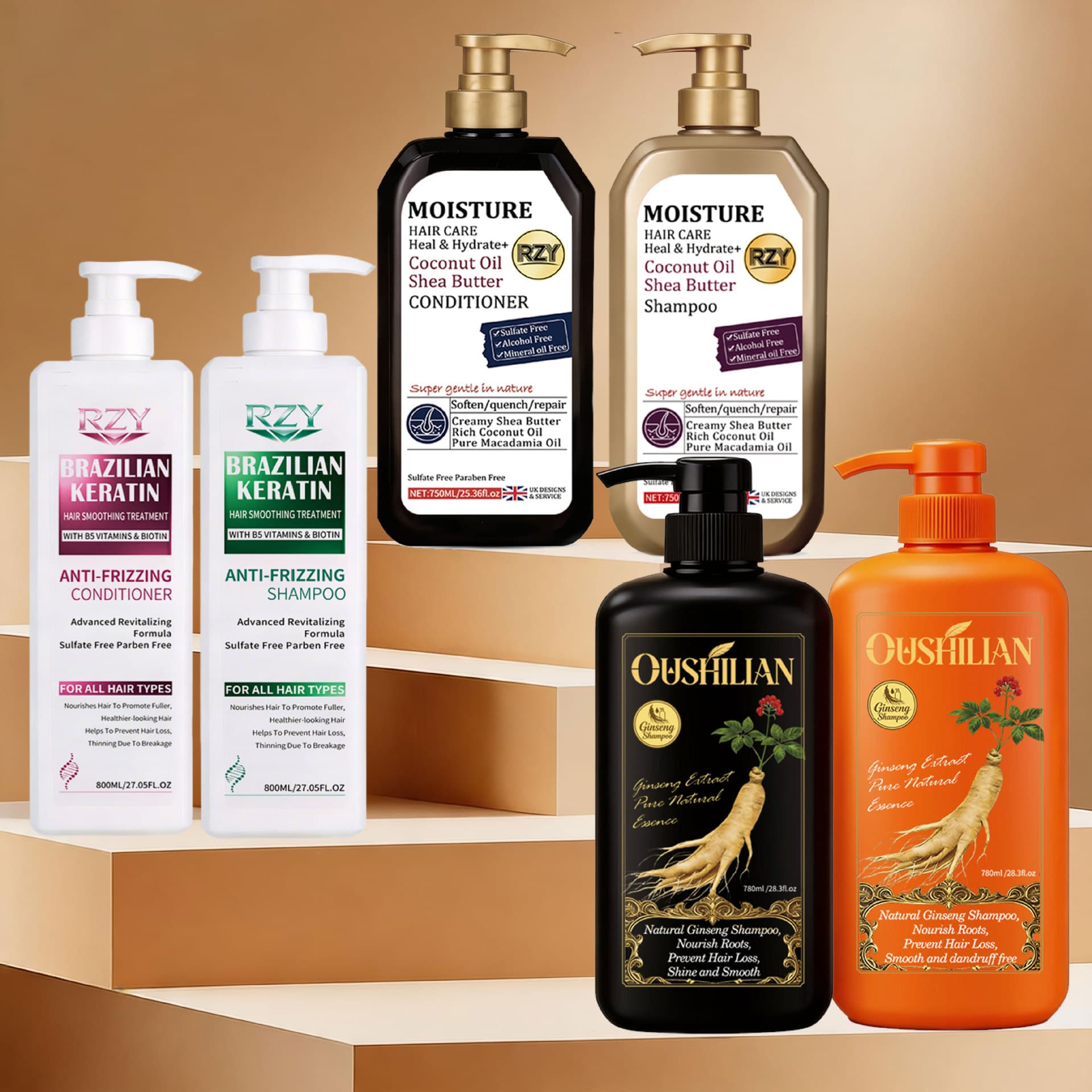 Cross-border foreign trade shampoo, conditioner, shampoo condition, perfume, fragrance, all exported in English